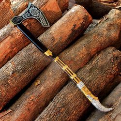 god of war leviathan axe, handmade leviathan axe replica, kratos axe, leviathan