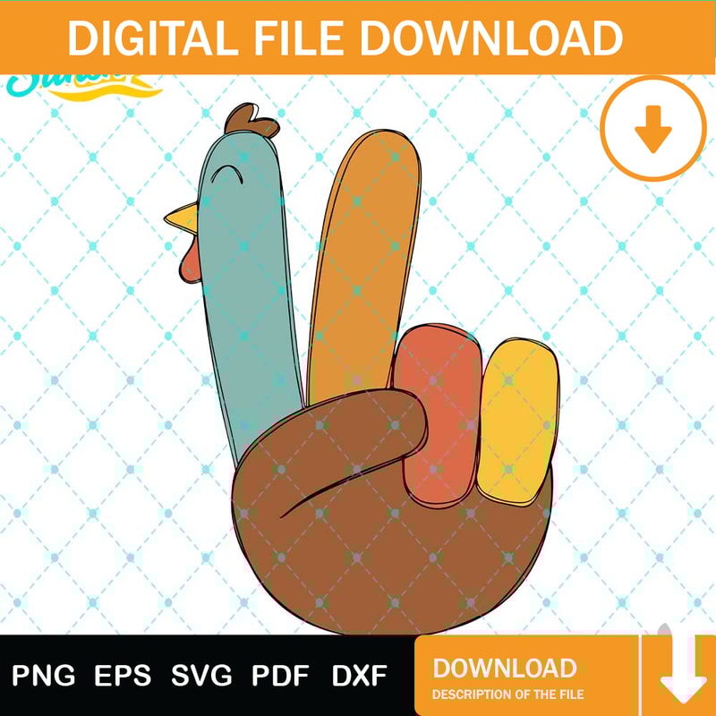 Turkey Thankgiving Svg , Turkey Svg, Thanksgiving Svg Png Dxf Eps Design Graphic.jpg