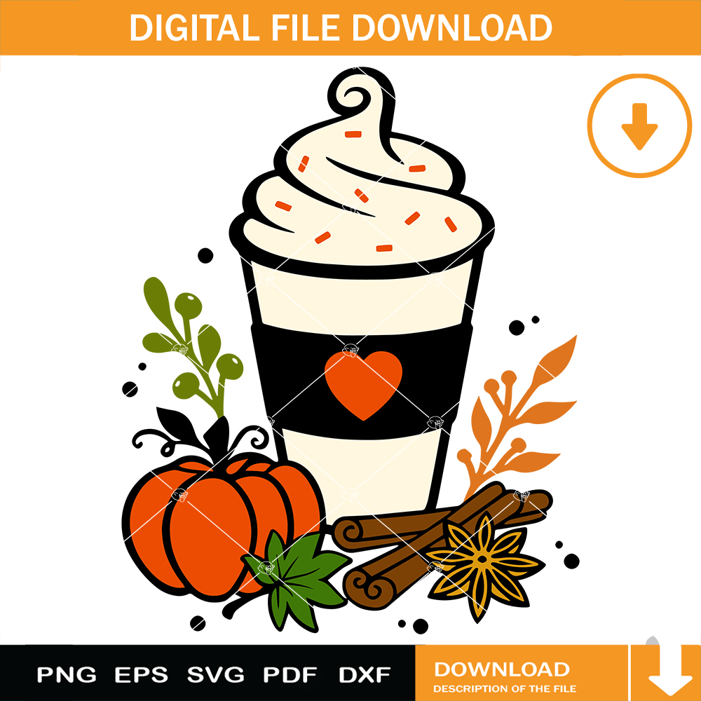 Pumpkin Spice Latte Svg, Autumn Sign Svg, Thankgiving Svg.jpg