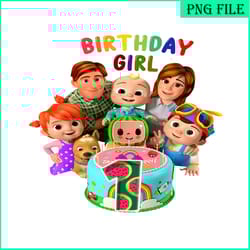 1st birthday girl png cocomelon birthday png cocomelon party png