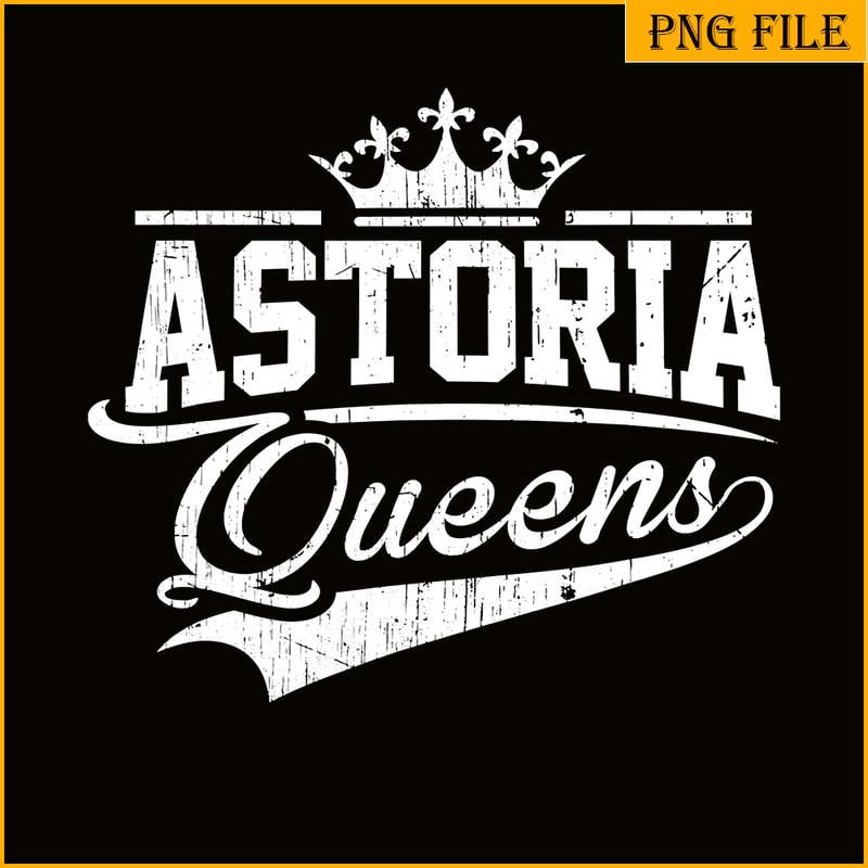 QUE03112315-Astoria With Crown PNG, Queens NYC PNG, Retro Queens PNG.png