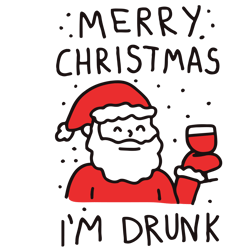 merry chirstmas i'm drunk svg, santa christmas svg, christmas santa svg, santa svg, christmas svg, digital download