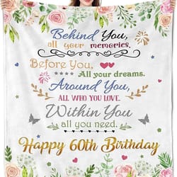 personalized birthday gifts for women, birthday gift, birthday gifts for woman throw blanket ,anniversary blanket, birth