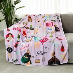 tayl soft cozy flannel blanket, warm lightweight air conditioning blanket, sofa bedding living room decorations for part