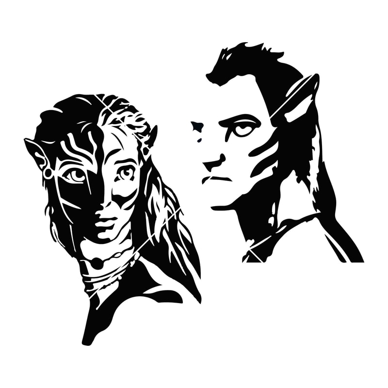 avatar the way of water svg, avatar svg, avatar 2 svg, avatar clipart, avatar silhouette, avatar vector for shirts, movie svg, Neytiri svg.jpg