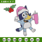 Bluey chrismas embroidery design, Bluey embroidery, Chrismas design, Embroidery file, Embroidery shirt,Digital download.jpg