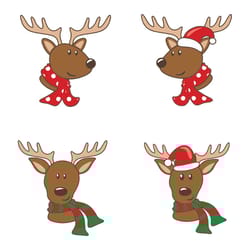 reindeer bundle svg, reindeer christmas, reindeer clipart, rudolph clipart, santa reindeer svg, digital download