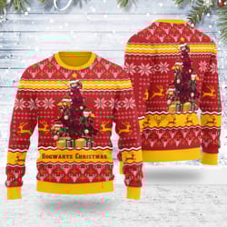 ugly christmas sweater chibi harry potter for men women