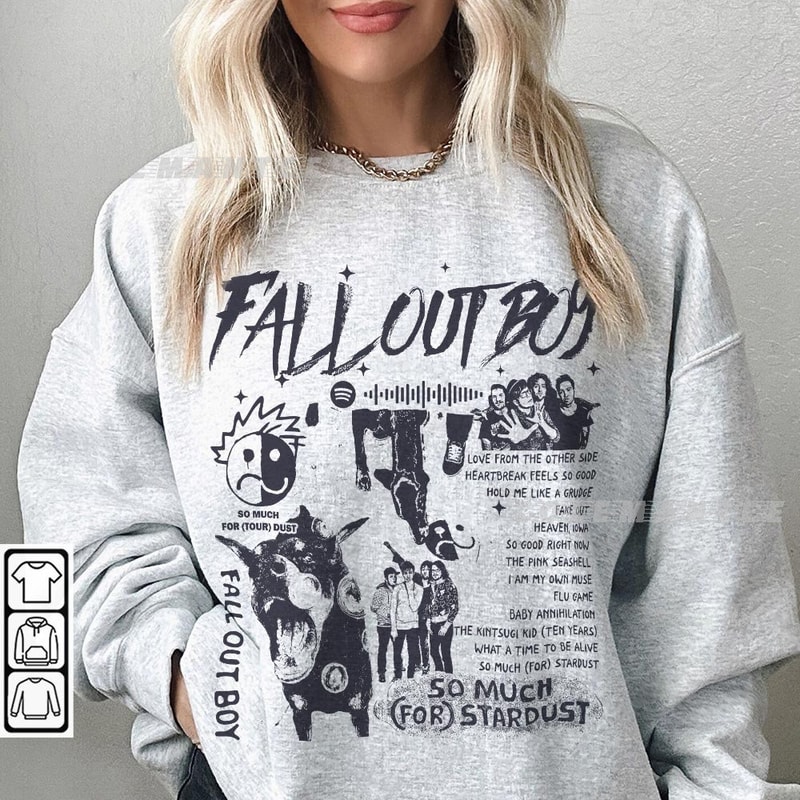 Fall Out Boy So Much (For) Stardust Album 90s Shirt, Bootleg Music World Tour 2023 Vintage Y2K Hoodie, Concert Gift For Fan 1411M MLUD.jpg