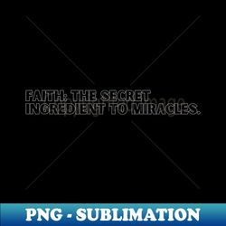 FAITH - Creative Sublimation PNG Download - Perfect for Sublimation Mastery