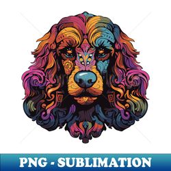 Poodle Dog Portrait Animal Dogs Colorful - Stylish Sublimation Digital Download - Perfect for Creative Projects