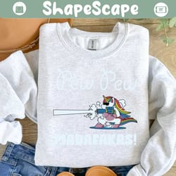 pew pew madafakas funny unicorn svg