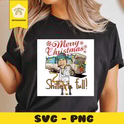 merry christmas cousin eddie shitters full png, xmas png, christmas png, merry christmas, christmas gift, cousin eddie s