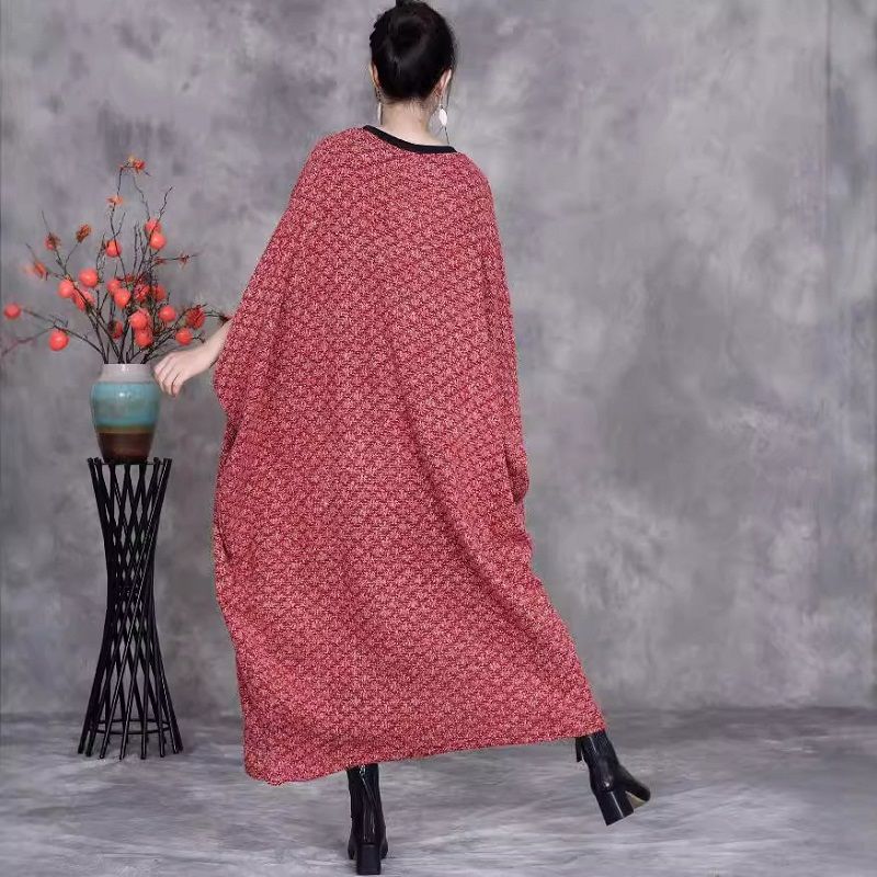 Casual Large Size Irregular Knitted Wool Skirt 2