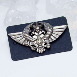 Aquila of the Valhallan Ice Warriors Badge (German Silver CuNiZn)