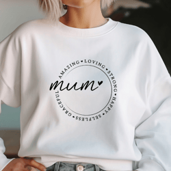 Mum Is Strong Svg File, Mothers day Svg, Mum Shirt Svg, Mum Svg, Super Mum Svg, Gift For Mum Svg, Best Mum Ever Svg, I L