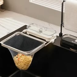 suction cup kitchen sink filter rack