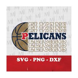 Pelicans Basketball SVG, Pelicans Team svg, Pelicans Shirt, Basketball Mom, Basketball Dad, Cricut, Basketball quote Gif