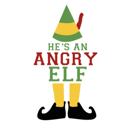 He's an angry elf Svg, Elf Christmas Svg, Elf Svg Files, Buddy Elf Svg, Elf Svg Movie, Instant Download