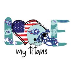 Love My Tennessee Titans NFL Svg, Tennessee Titans Svg, Football Svg, NFL Team Svg, Sport Svg, Digital download
