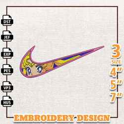 sailor moon embroidered file digital embroidery digitizer download