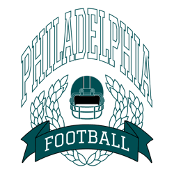 Retro Helmet Philadelphia Football SVG