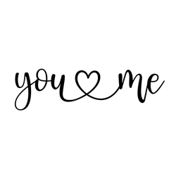 You Love Me Svg, You Heart Me Svg, Png