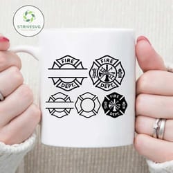 fire department svg, firefighter svg, fireman svg, fire rescue svg, fire axe svg, maltese cross svg, fire dept cut files