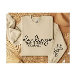 darling this is just a chapter svg, this is just a chapter not the whole story svg, positive svg, strong women svg, chapter svg, reading svg