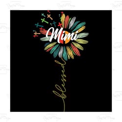 christian cross daisy mimi blessed jesus, trending svg, christian cross svg, cross svg, christian gift svg, daisy svg, j