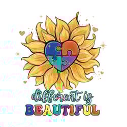 autism different is beautiful png
