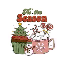 retro christmas graphics bundle