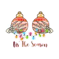 tis' the season christmas skeleton