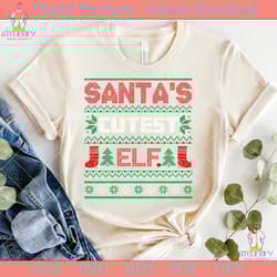 santa's cutest elf svg