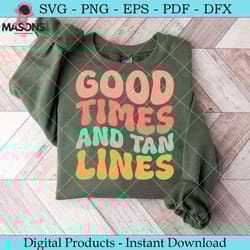 retro good times and tan lines summer