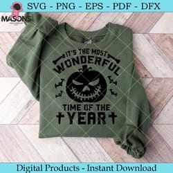 the most wonderful time of halloween svg