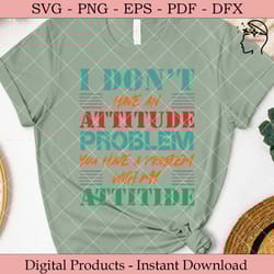 i don't have an attitude problem quotes