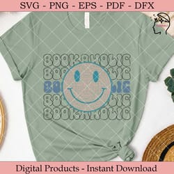 bookaholic retro book lover quotes svg