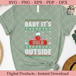 baby it's cold outside christmas ugly