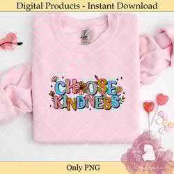 choose kindness retro png