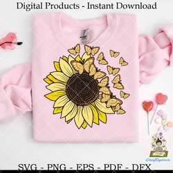 sunflower butterfly butterflies flying