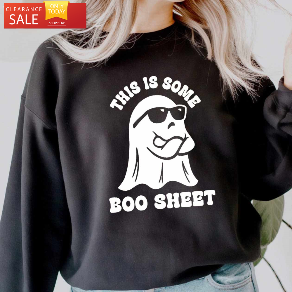 This Is Some Boo Sheet Sweatshirt Funny Halloween Ghost - Happy Place for Music Lovers.jpg