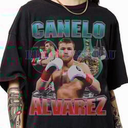 canelo alvarez vintage 90s graphic t-shirt, canelo alvarez vintage tshirt, american professional boxer tees