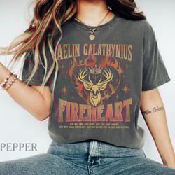 vintage throne of glass fan comfort color shirt, aelin galathynius firehear shirt, 70