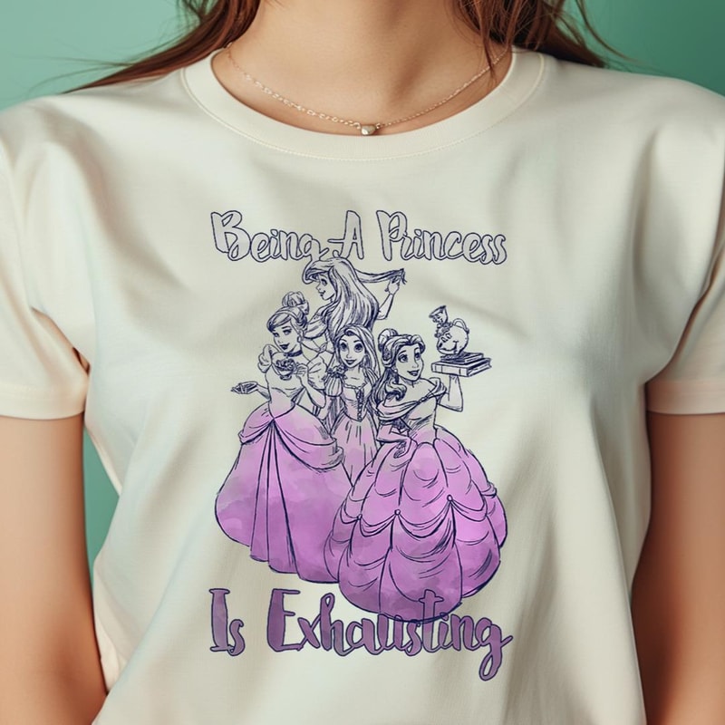 Disney Princess Group Shot Being A Princess Is Exhausting PNG, Cinderella PNG, Cinderella Castle Digital Png Files.jpg