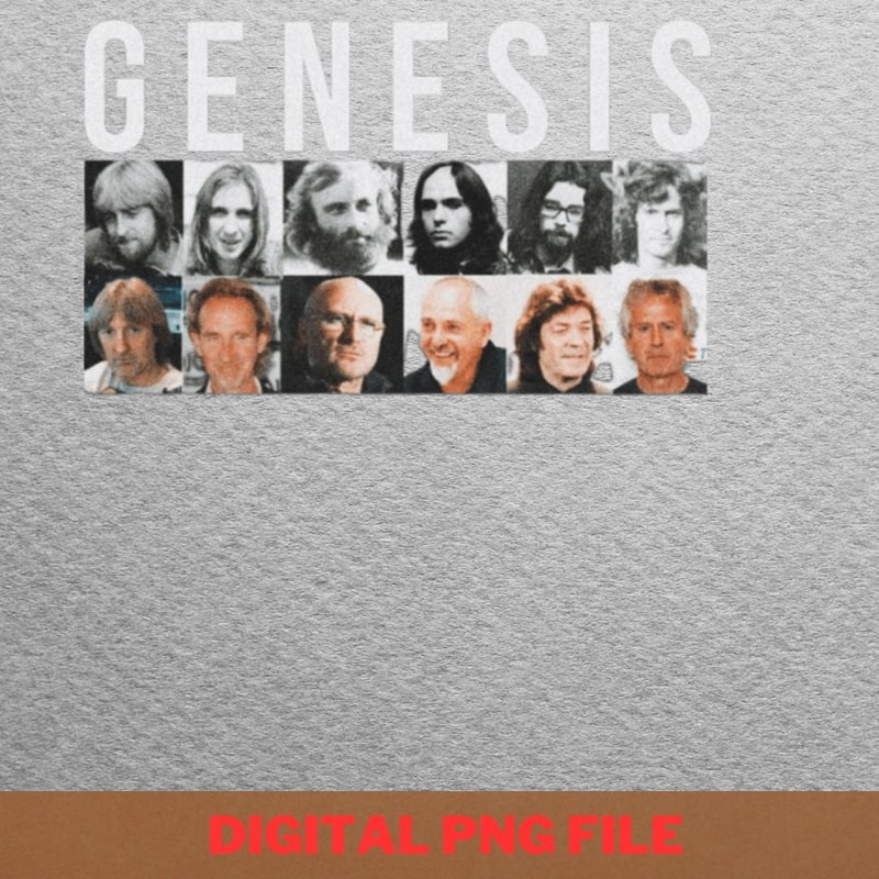 Genesis Band Gabriel Era PNG, Breakfast Club PNG, Smooth Rock Digital Png Files.jpg