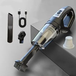 2 in 1 wireless vacuum cleaner and air duster rechargeable handheld vacuum for cars, homes, and hard to reach spaces