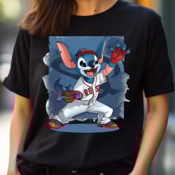 curious stitch versus sox landscape png, stitch vs boston red sox logo png, stitch digital png files