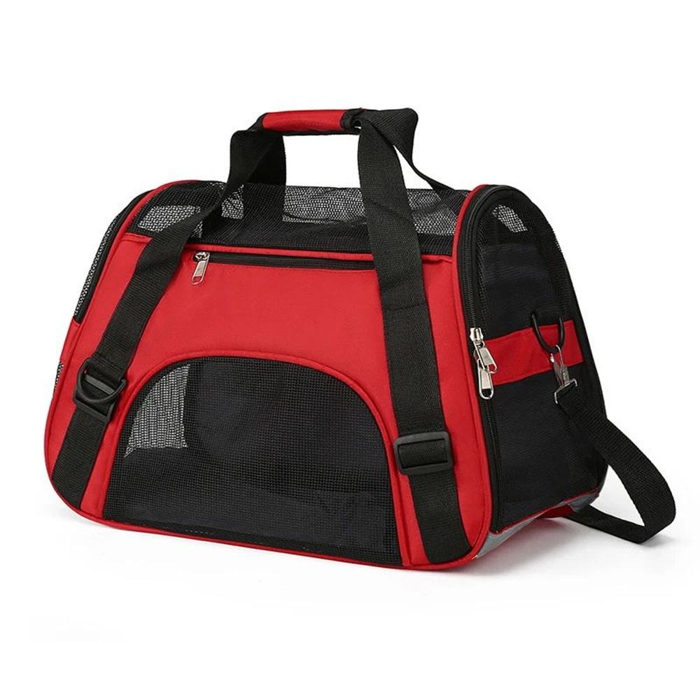Comfortable Secure Pet Travel Bag Red