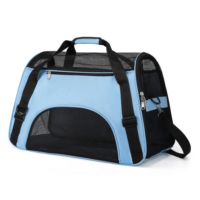 Comfortable Secure Pet Travel Bag blue